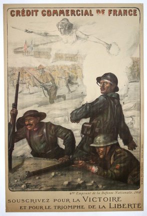a poster of soldiers in the snow