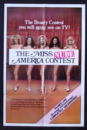 a poster of a miss america contest