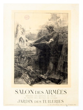 a poster of a man holding a gun