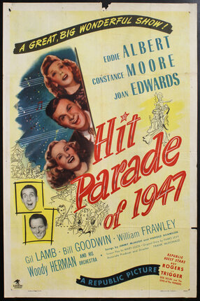 a movie poster with three people singing