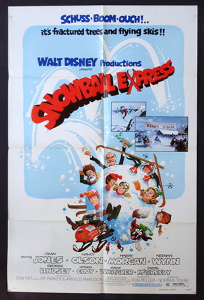 a movie poster of a snowball express
