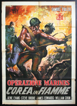 a poster of a soldier fighting with another soldier