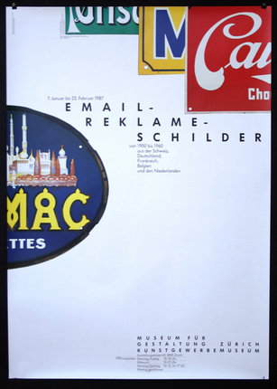 a poster with a logo