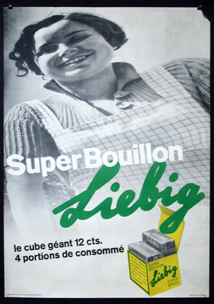 a woman in an advertisement