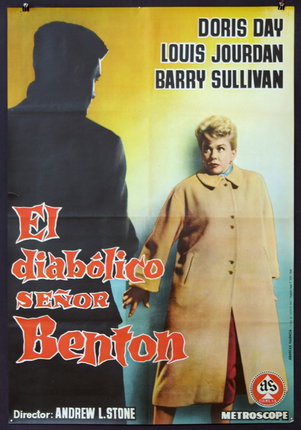 a movie poster of a woman and a man