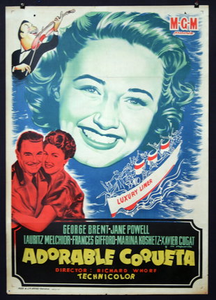 a movie poster of a woman and a man