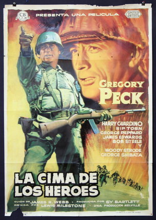 a movie poster of a soldier and a man holding a gun