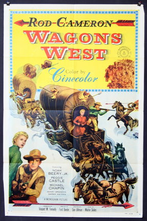 a movie poster of a wagon