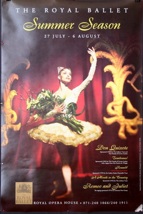 a poster of a ballet dancer