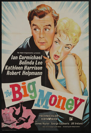 a movie poster of a man and woman