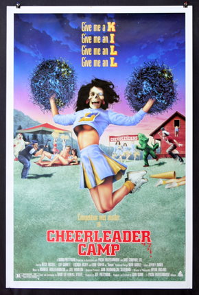 a poster of a cheerleader