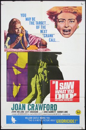 a movie poster of a woman talking on the phone