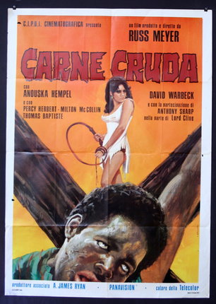 a movie poster of a man with a whip and a man
