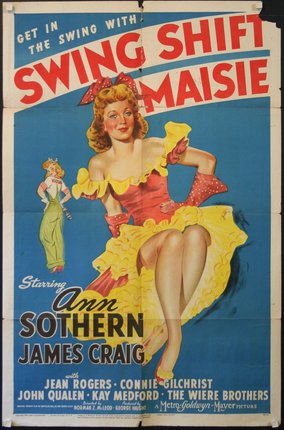 a poster of a woman in a yellow dress