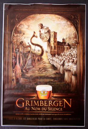 a poster of a beer