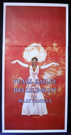 a poster of a woman with her arms out