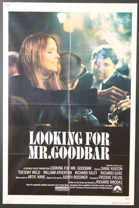 a movie poster of a woman and a man