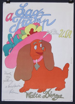 a poster of a cartoon dog