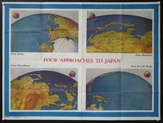 a poster of a world map