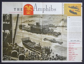 a poster of a group of military ships