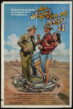 a movie poster of a man and a woman standing on a round object