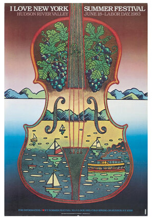 a painting of a violin