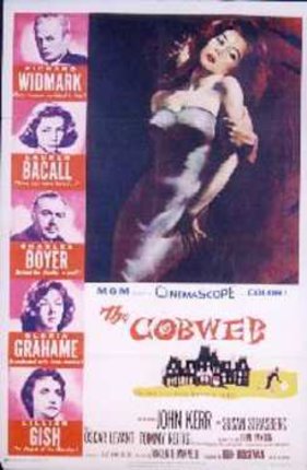 a poster of a woman holding a man