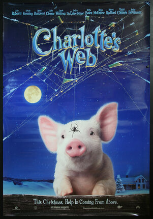 a poster of a pig