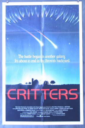a movie poster with a shooting star