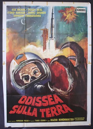a poster of a man in an astronaut suit