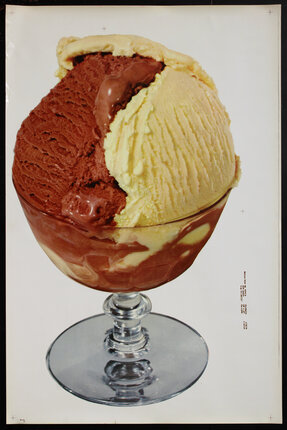 a picture of a bowl of ice cream