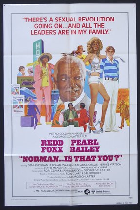a movie poster with a man and a group of people