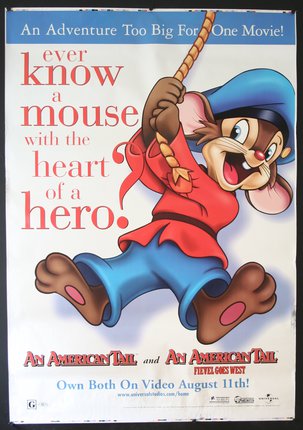 a poster of a cartoon mouse