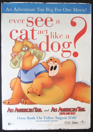 a poster of a cartoon squirrel