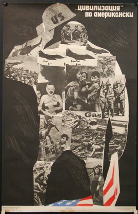a collage of images of people and war