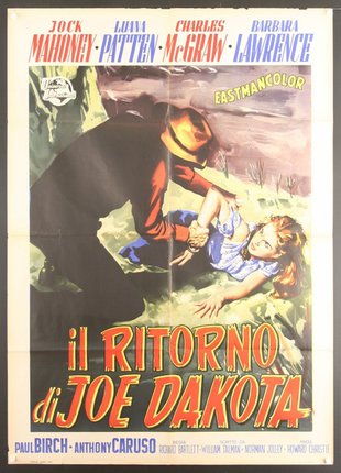 a movie poster of a man helping a girl