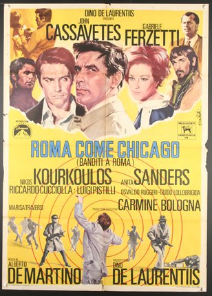a movie poster with a group of men and women
