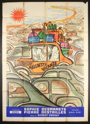 a poster of a road trip