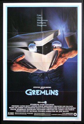 a movie poster of a man holding a box