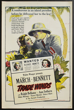 a movie poster with a man and woman in a jungle