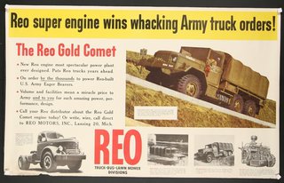 a poster of a military vehicle