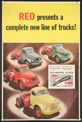 a poster of a truck