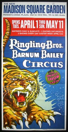 a poster of a circus show