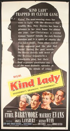 a movie poster with a woman's head