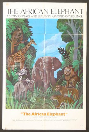 a poster of animals in the jungle