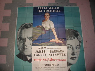 a poster on the floor