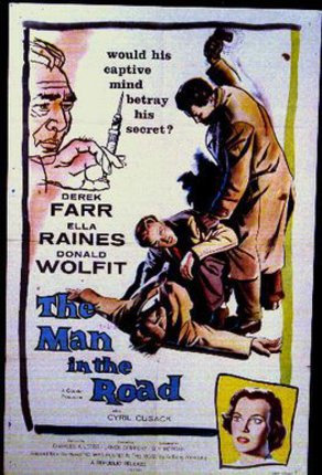 a movie poster with a man being carried by another man