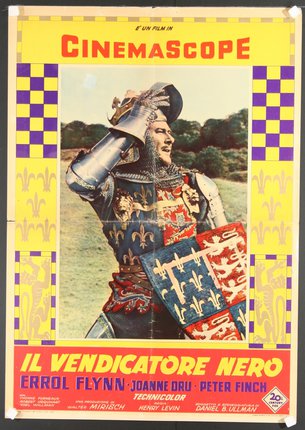 a poster of a man in armor