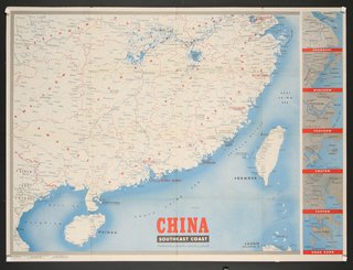 a map of china with different cities