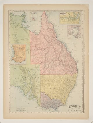 a map of the state of australia